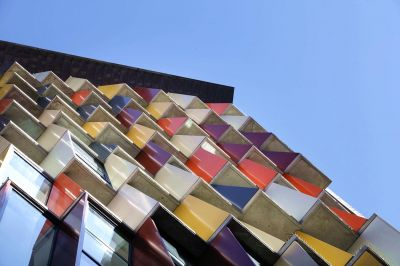 نمای پارامتریک ساختمان مسکونی-تجاری در سیدنی استرالیا